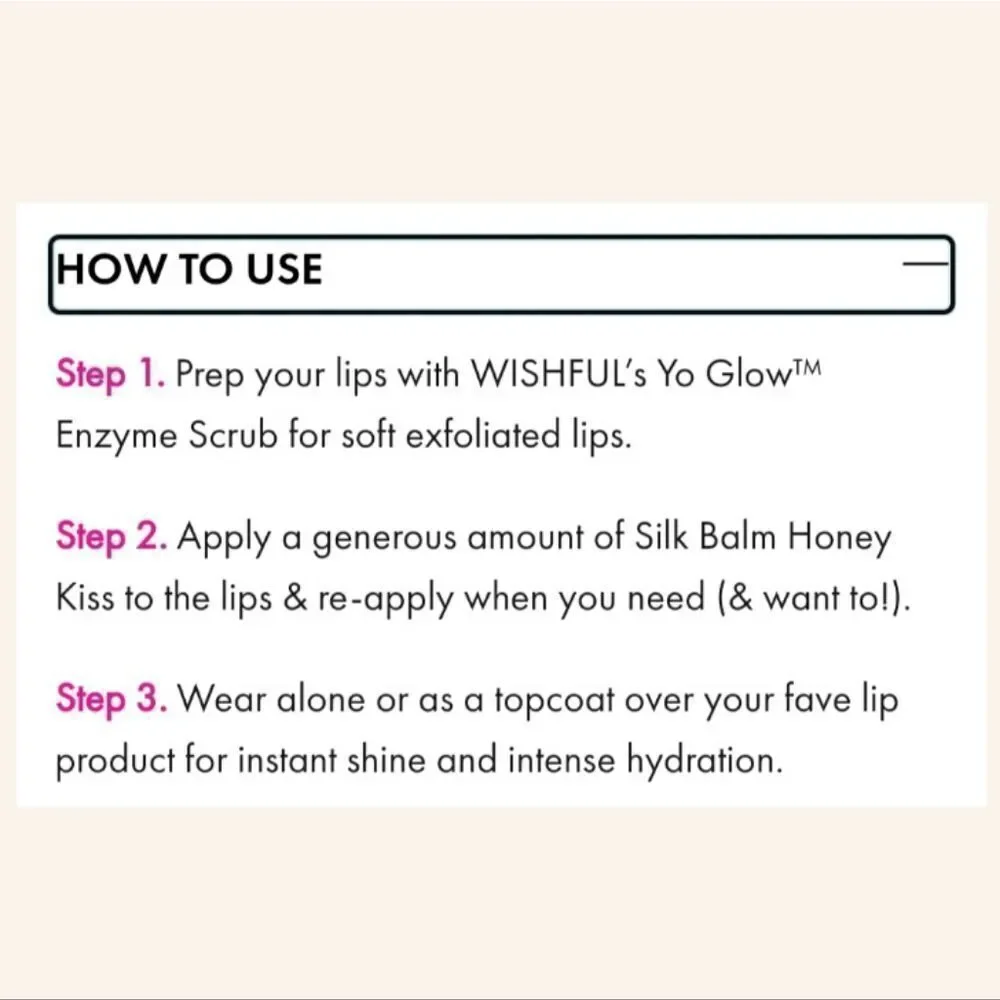 HUDA Beauty Silk Balm Honey Plumping Lip Gloss